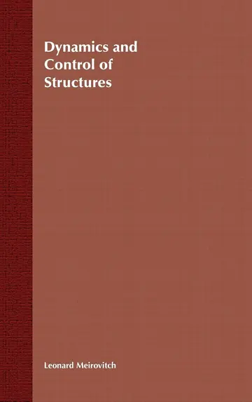 Cover of Dynamics and Control of Structures