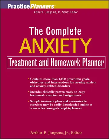 Cover of The Complete Anxiety Treatment and Homework Planner