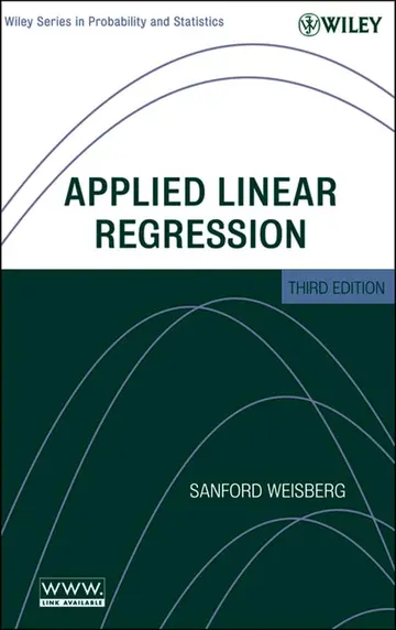 Cover of Applied Linear Regression, Third Edition