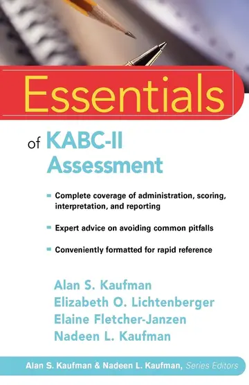 Cover of Essentials of KABC-II Assessment