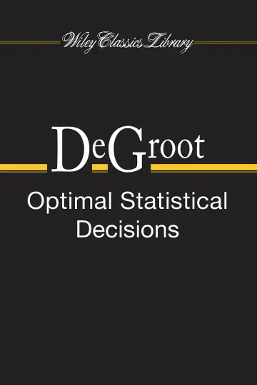 Cover of Optimal Statistical Decisions 1st