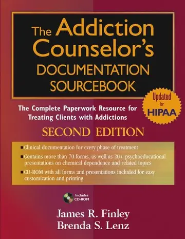 Cover of The Addiction Counselor's Documentation Sourcebook