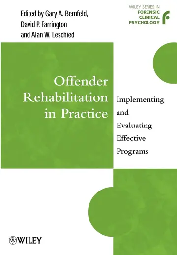 Cover of Offender Rehabilitation in Practice