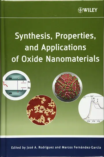 Cover of Synthesis, Properties, and Applications of Oxide Nanomaterials