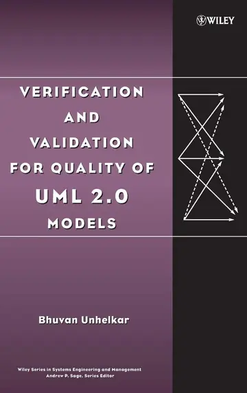Cover of Verification and Validation for Quality of UML 2.0 Models