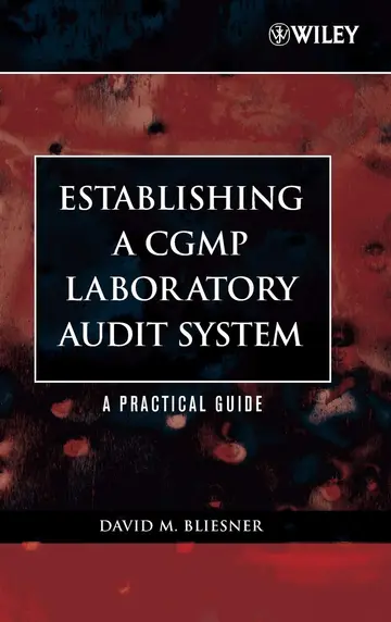 Cover of Establishing a Cgmp Laboratory Audit System