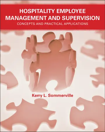 Cover of Hospitality Employee Management and Supervision