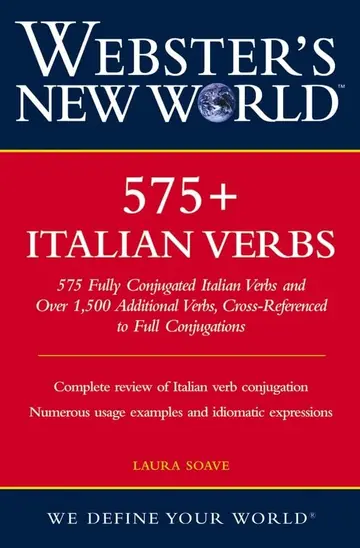 Cover of Webster′s New WorldTM 575+ Italian Verbs