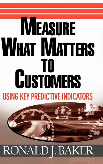 Cover of Measure What Matters to Customers