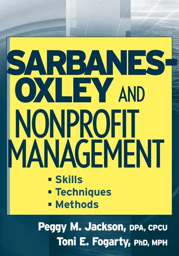 Cover of Sarbanes-Oxley and Nonprofit Management