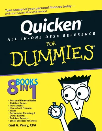 Cover of Quicken All–in–One Desk Reference for Dummies