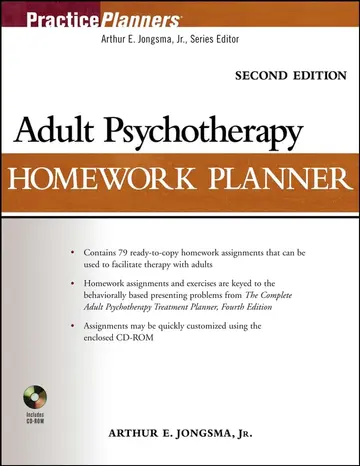Cover of Adult Psychotherapy Homework Planner