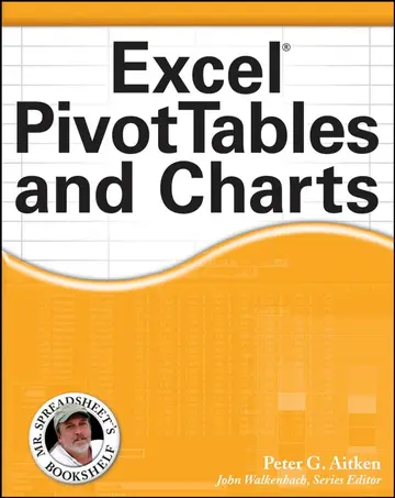 Cover of Excel® PivotTables and Charts