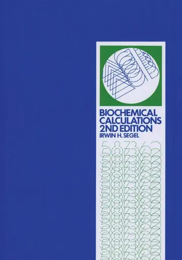Cover of Biochemical Calculations