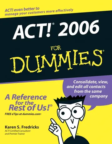 Cover of ACT! 2006 for Dummies