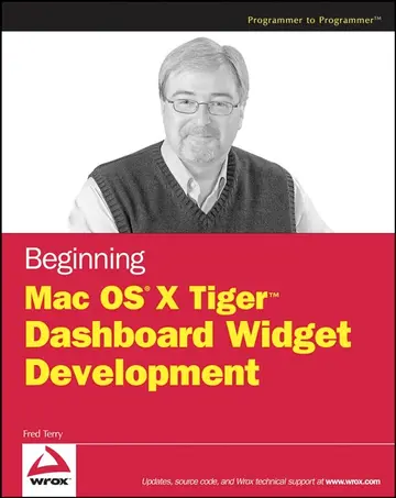 Cover of Beginning Mac OS X Tiger Dashboard Widget Development
