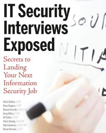 Cover of IT Security Interviews Exposed