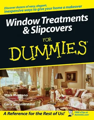 Cover of Window Treatments and Slipcovers for Dummies