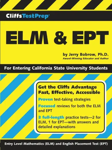 Cover of CliffsTestPrep ELM & EPT