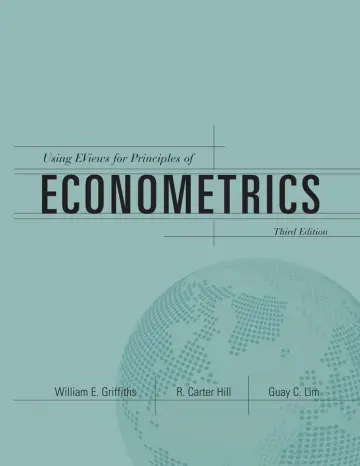 Cover of Using EViews for Principles of Econometrics
