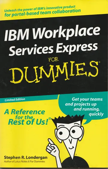 Cover of IBM Workplace Services Express for Dummies