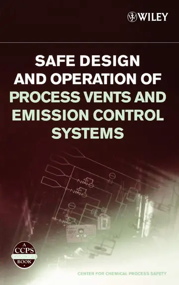 Cover of Safe Design and Operation of Process Vents and Emission Control Systems