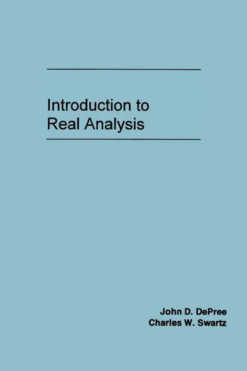 Cover of Introduction to Real Analysis