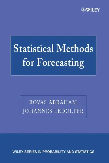 Cover of Statistical Methods for Forecasting