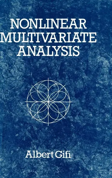 Cover of Nonlinear Multivariate Analysis