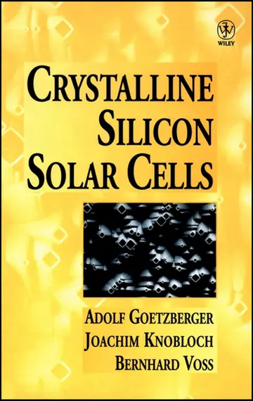 Cover of Crystalline Silicon Solar Cells