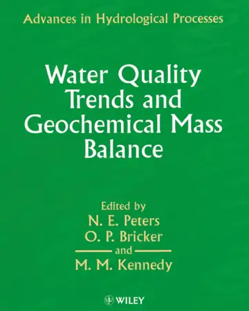 Cover of Water Quality Trends and Geochemical Mass Balance