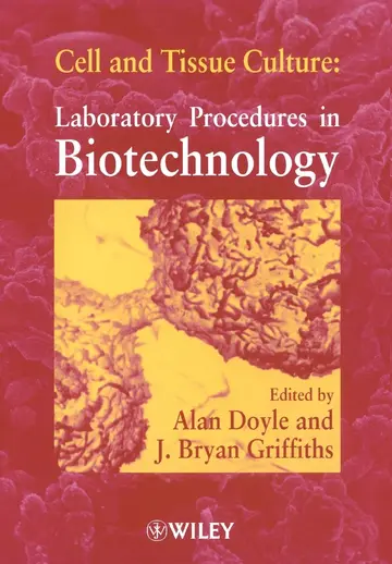 Cover of Cell and Tissue Culture
