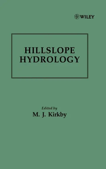 Cover of Hillslope Hydrology