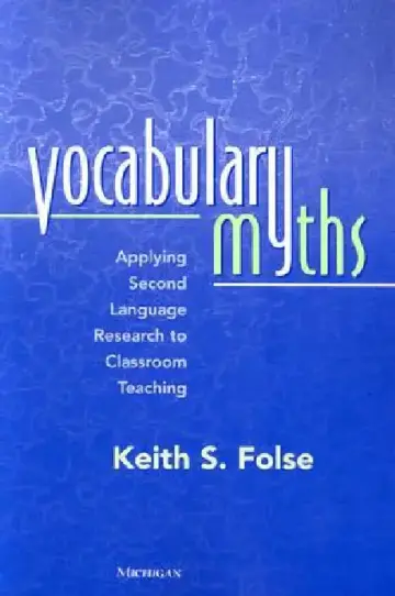 Cover of Vocabulary Myths