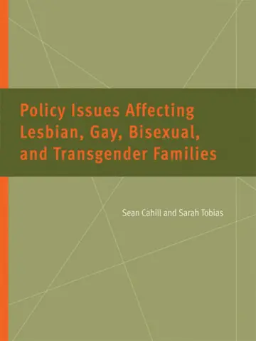 Cover of Policy Issues Affecting Lesbian, Gay, Bisexual and Transgender Families