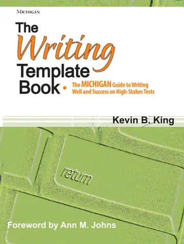 Cover of The Writing Template Book