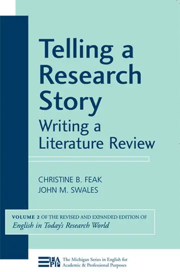 Cover of Telling a Research Story, Writing a Literature Review