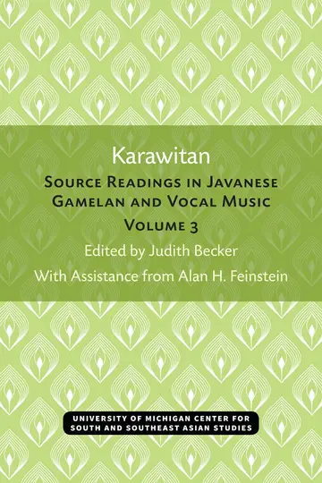 Cover of Karawitan, Volume 3