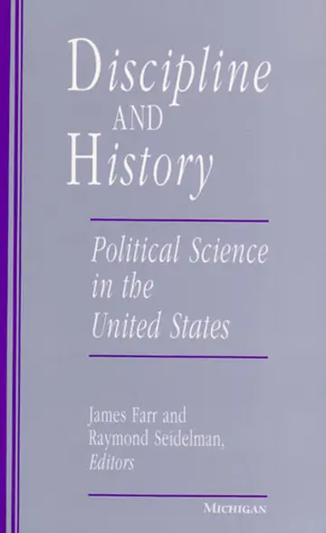 Cover of Discipline and History