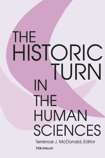 Cover of The Historic Turn in the Human Sciences