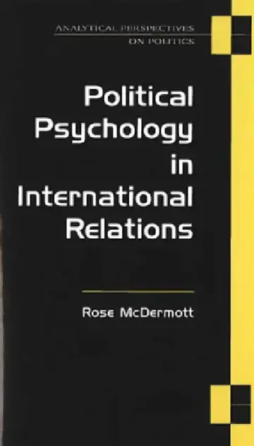 Cover of Political Psychology in International Relations