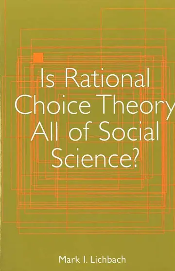 Cover of Is Rational Choice All of Social Science