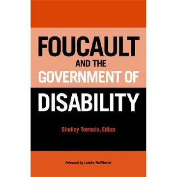 Cover of Foucault and the Government of Disability