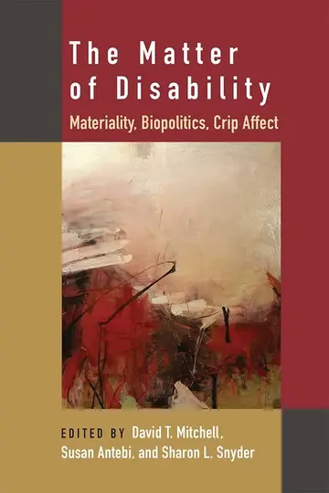Cover of The Matter of Disability