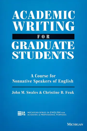 Cover of Academic Writing for Graduate Students