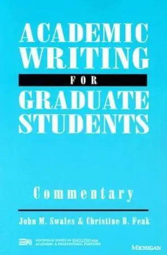 Cover of Academic Writing for Graduate Students