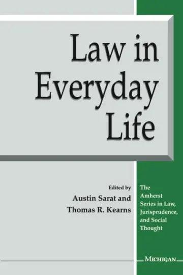 Cover of Law in Everyday Life