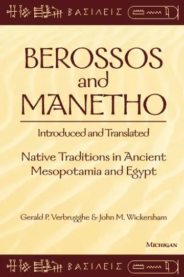 Cover of Berossos and Manetho