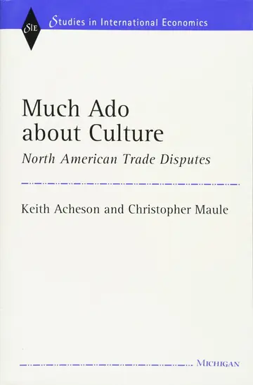 Cover of Much Ado About Culture