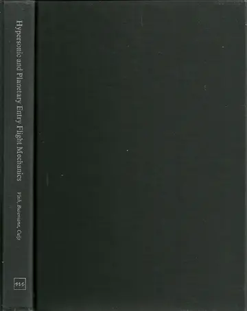Cover of Hypersonic and planetary entry flight mechanics
